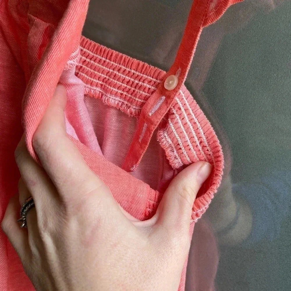 Old Navy Coral Flutter Tank L NWT - Picture 2 of 3